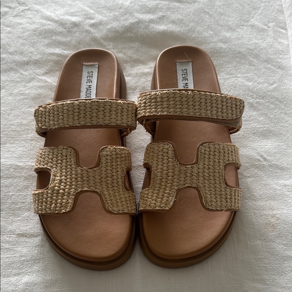 Steve madden mayven sandal in Raffia